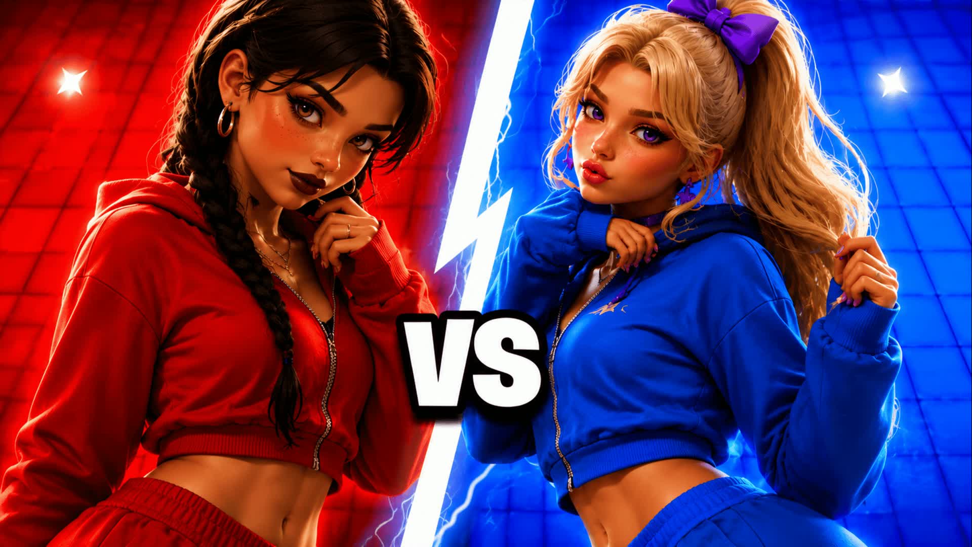 ⚡💥 SUPER POWERS RED VS BLUE🔴🔵