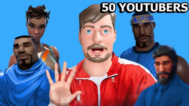 50 YouTubers Fight For $1,000,000
