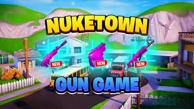 NUKETOWN GUN GAME FFA 7375-8573-8155⭐️