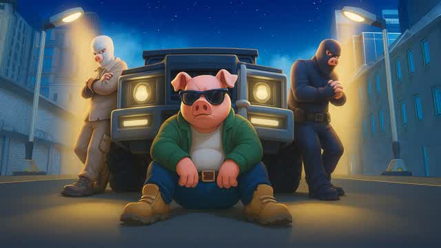 Piggy City Zone Wars