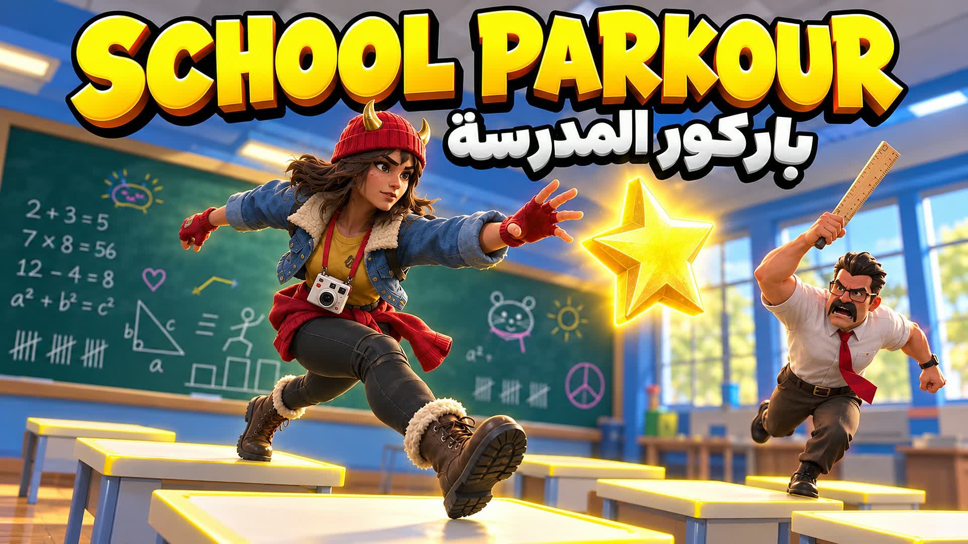 School Parkour | باركور المدرسة 🎓 8159