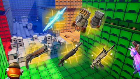 CRAZY! Red vs. Blue vs. Yellow vs. Green