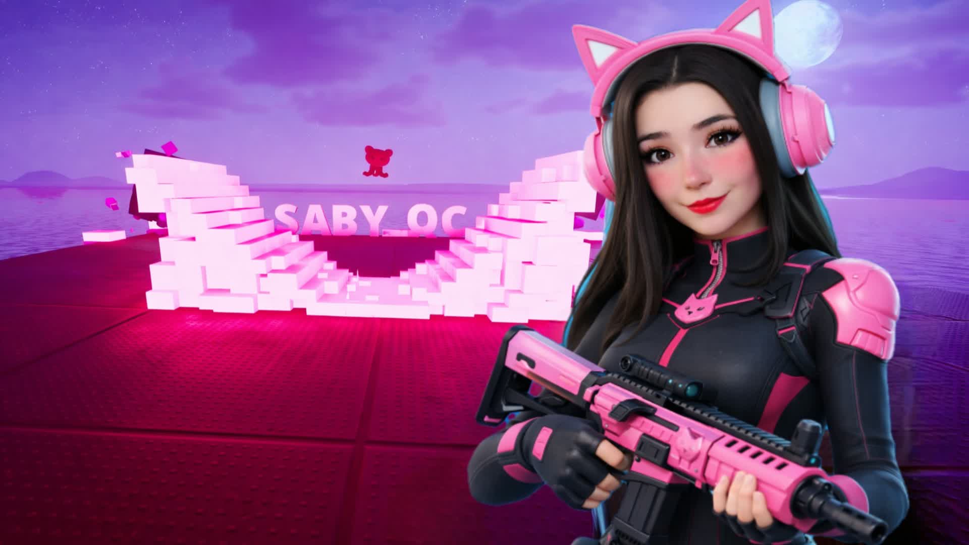 ピンク・エステティック 1v1 ビルドファイト