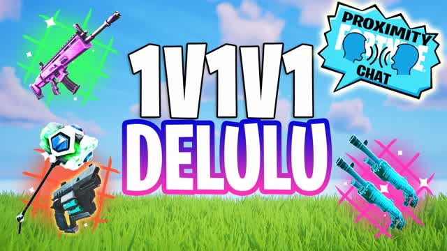 1v1 DELULU GUNS - FREE FOR ALL
