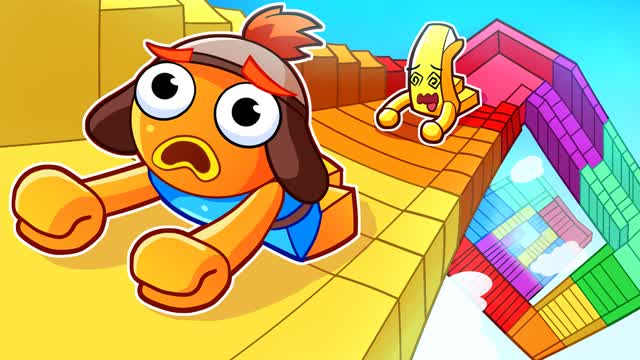 😡COLOR SWITCH CLIMB STAIRS🌈