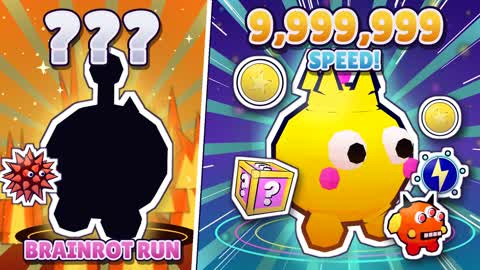 ⚡ BRAINROT RUN: Speed + Pets 🧠