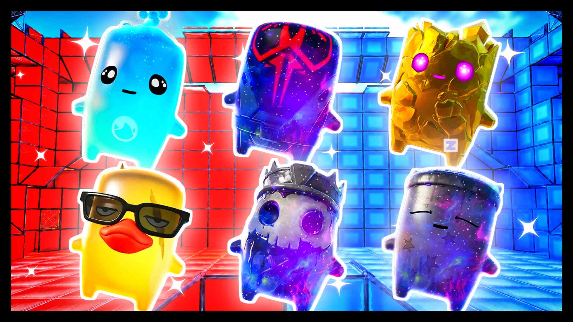 BLUE VS RED AIM SIDEKICK 🔵🔴