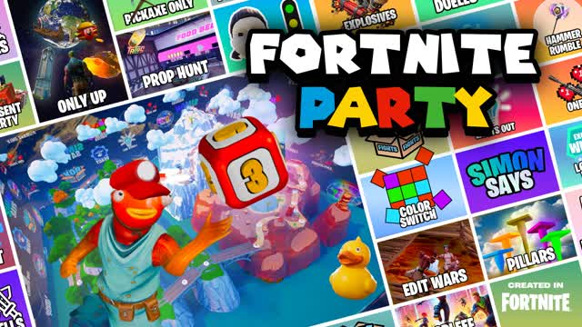 Capture 1 – 🎈 FORTNITE PARTY 👑 25+ MINIGAMES