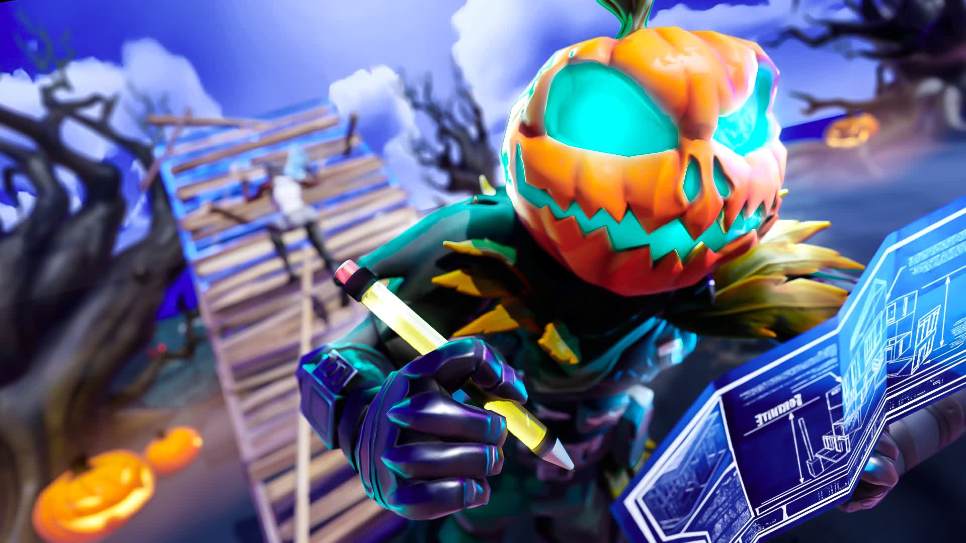 🎃1V1 SIMPLE BUILD FIGHTS HALLOWEEN🎃