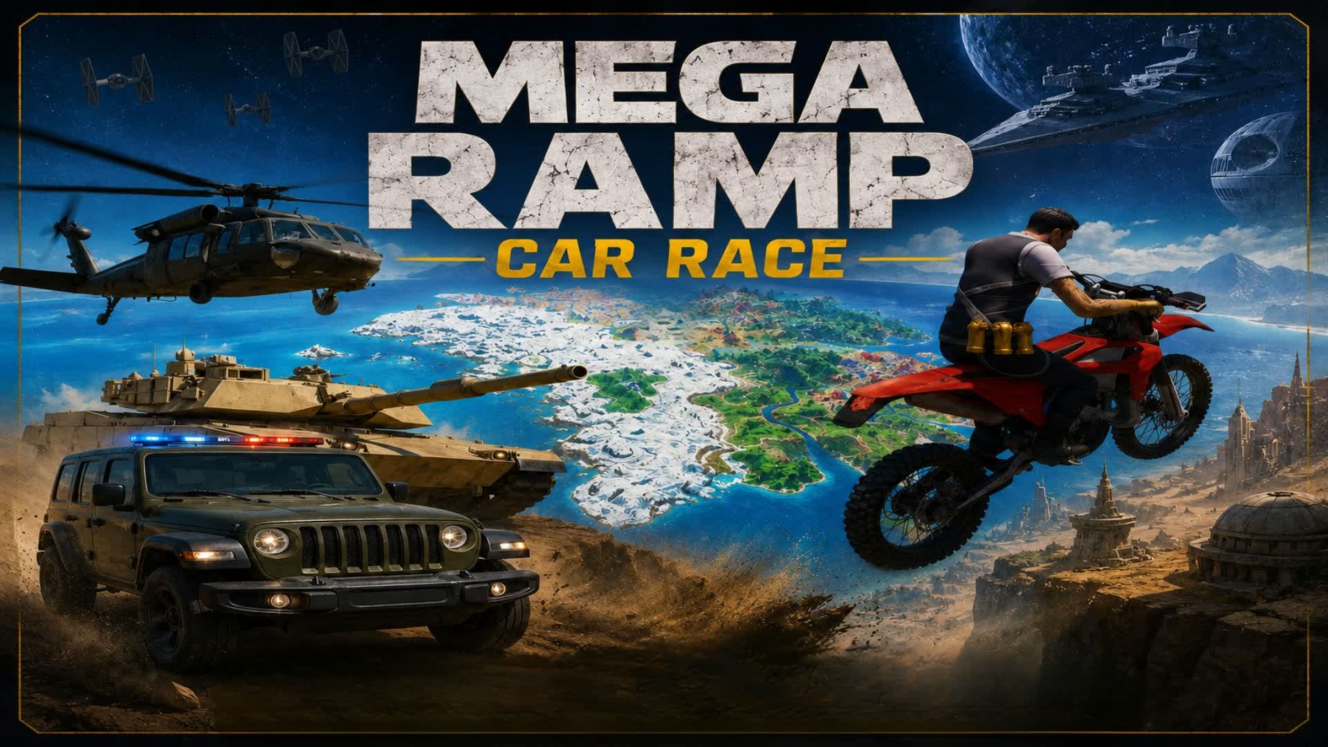 MEGA RAMP SW CAR RACE