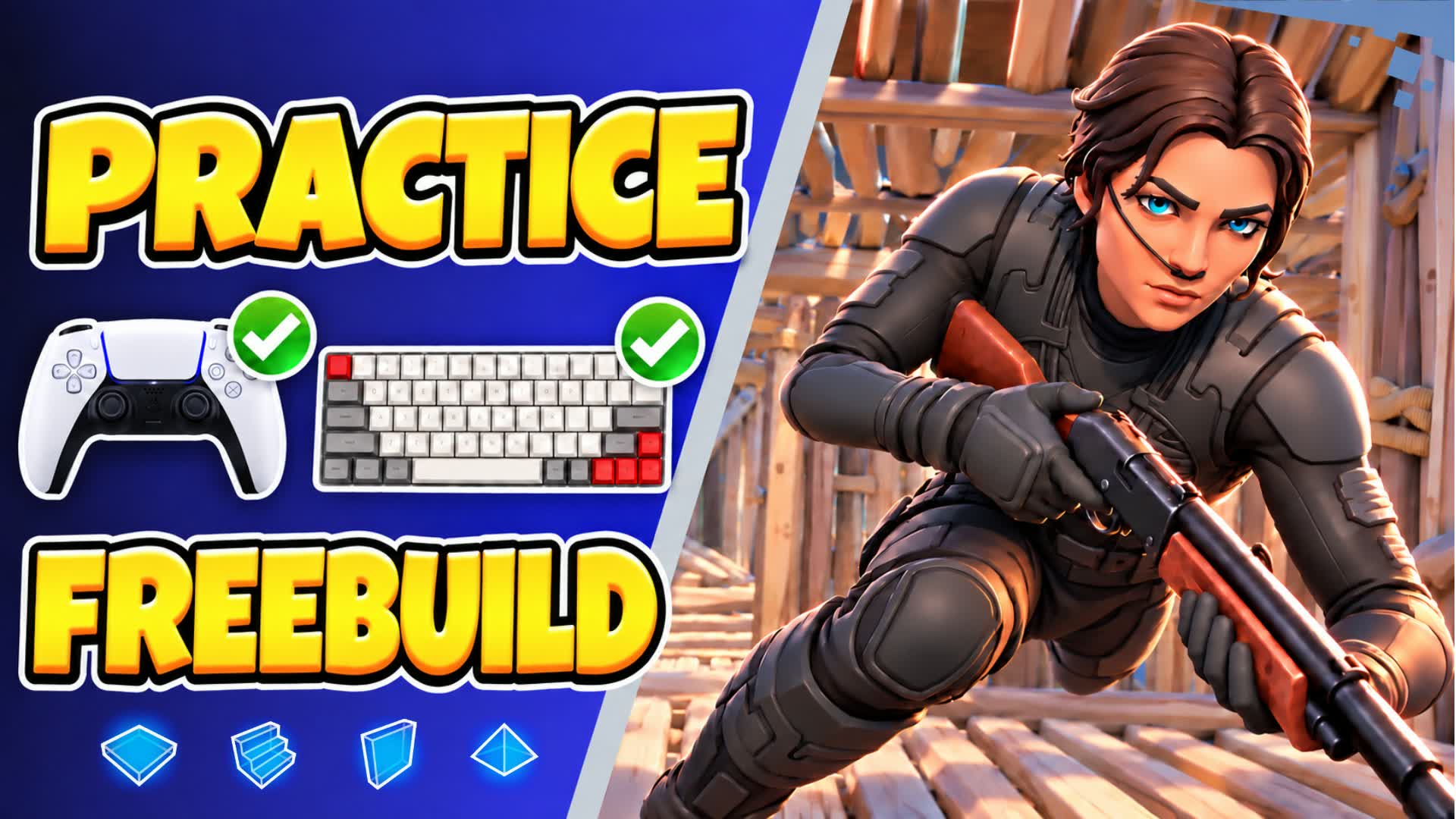 Freebuild Practice Aim Treino 1v1 📝
