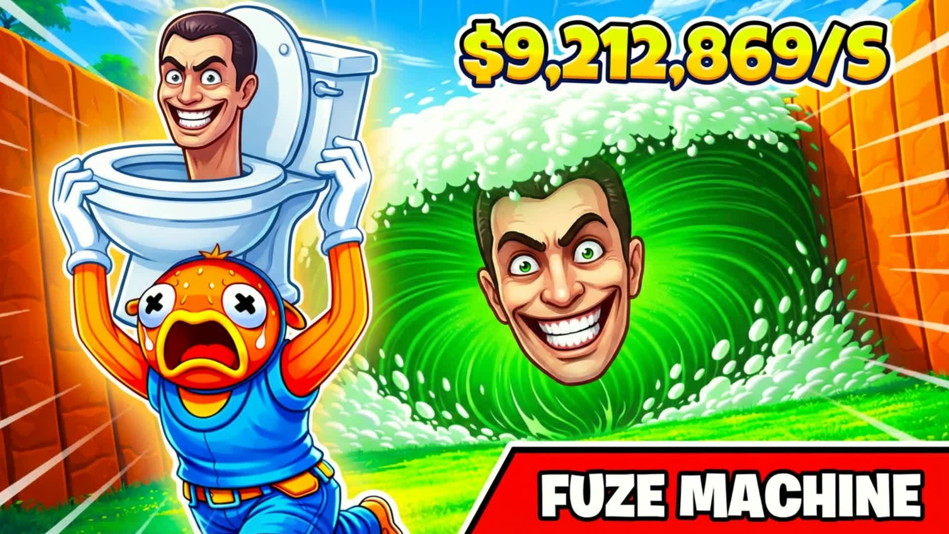 🏃スキビディ津波から逃れろ