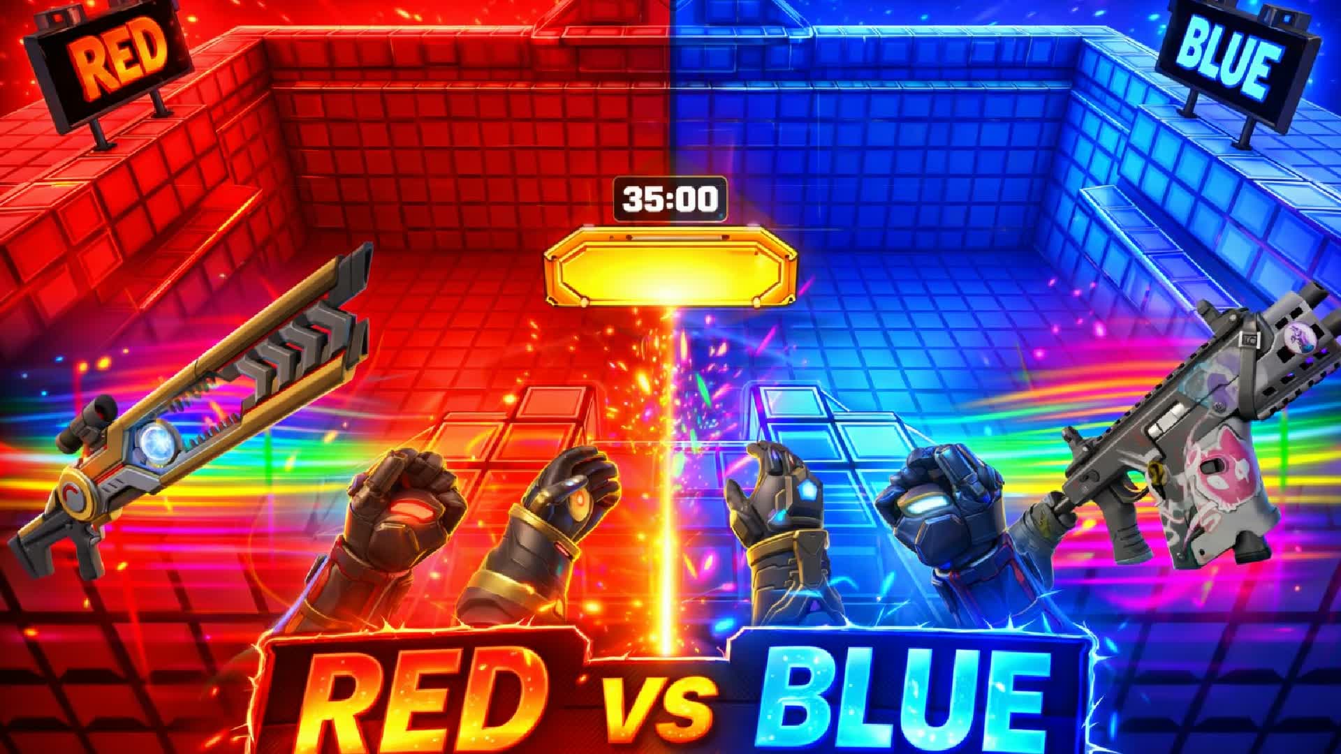 レッド対ブルーのみ🔴🔵
