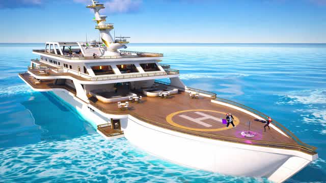 YACHT CAPTURE THE FLAG GUNGAME🚩