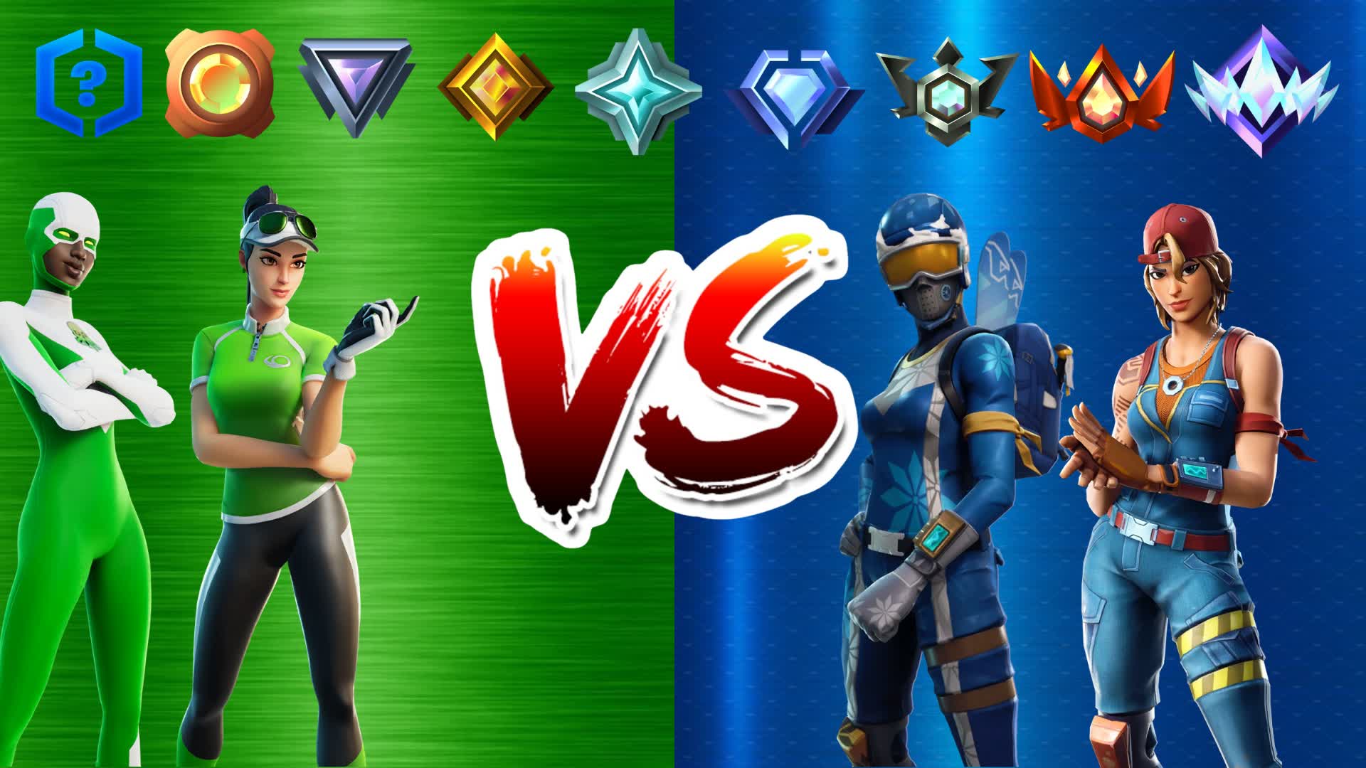 Blue vs Green