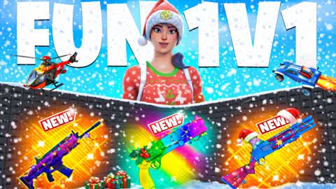 FUN 1V1 🎯 ALL GUNS & VEHICLES FFA ❄️