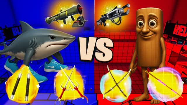 TRALALERO VS TUNG -TMNT RED VS BLUE 🔴🔵