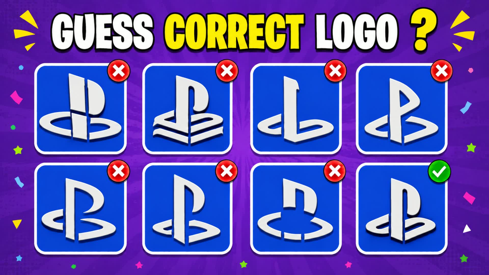 GUESS CORRECT LOGO🔎 PARKUR