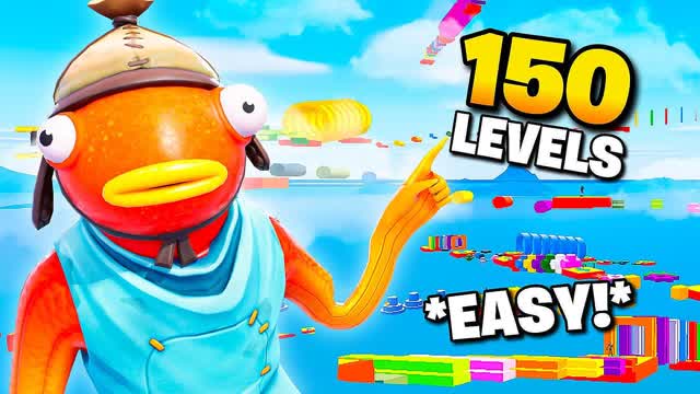 Easy Parkour 150 LvL⭐ [Scheuerleiste-]