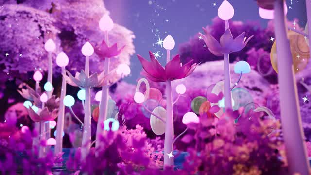 Glass flowers & mushroom forest (UEFN)