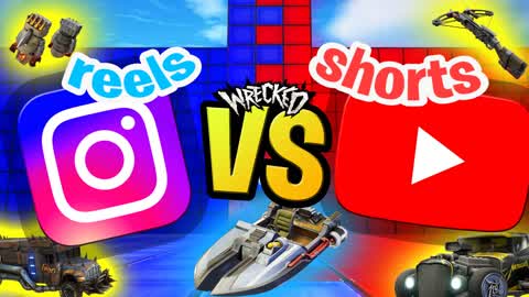 🔥REELS vs SHORTS - RED vs BLUE🔵🔴