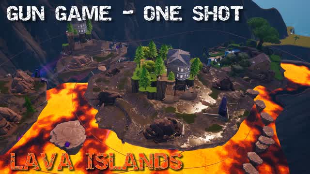 GUN GAME đ„ ONE SHOT đ LAVA ISLAND