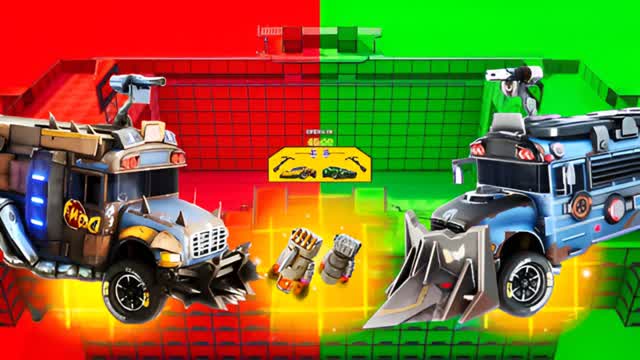 🛡️ARMORED RED VS GREEN🔴🟢