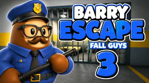 ESCAPE BARRY 3 FALL GUYS [Obby]