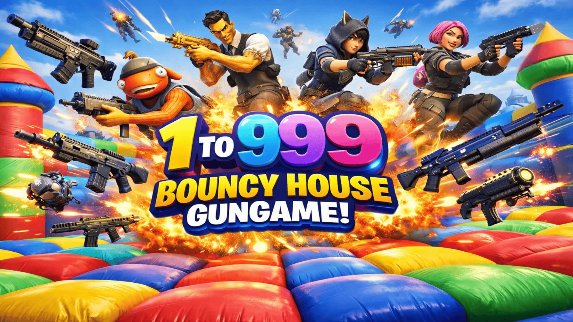 バウンシーハウスガンゲーム