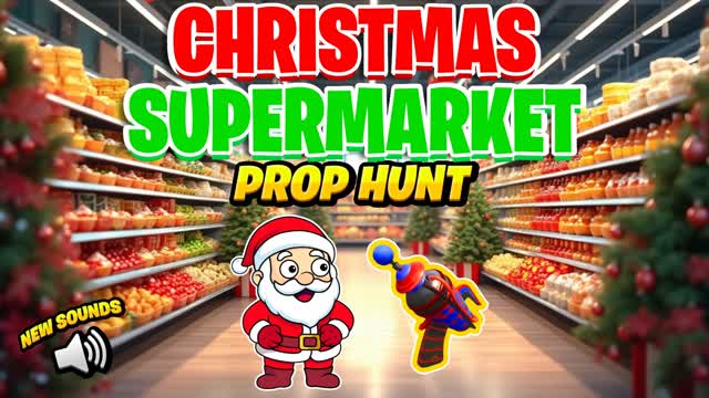 CHRISTMAS SUPERMARKET PROP HUNT 🛒