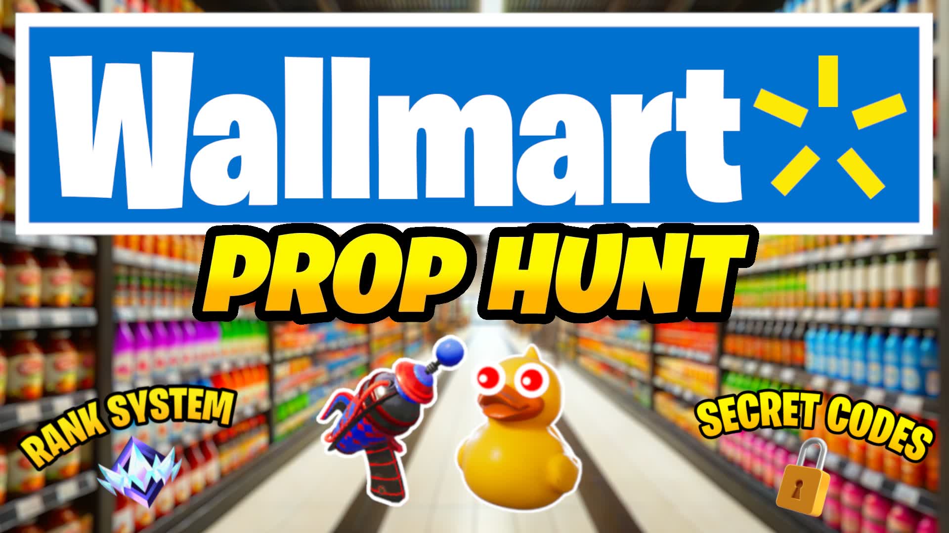 Wallmart Prop Hunt🛒Supermarket Fortshop