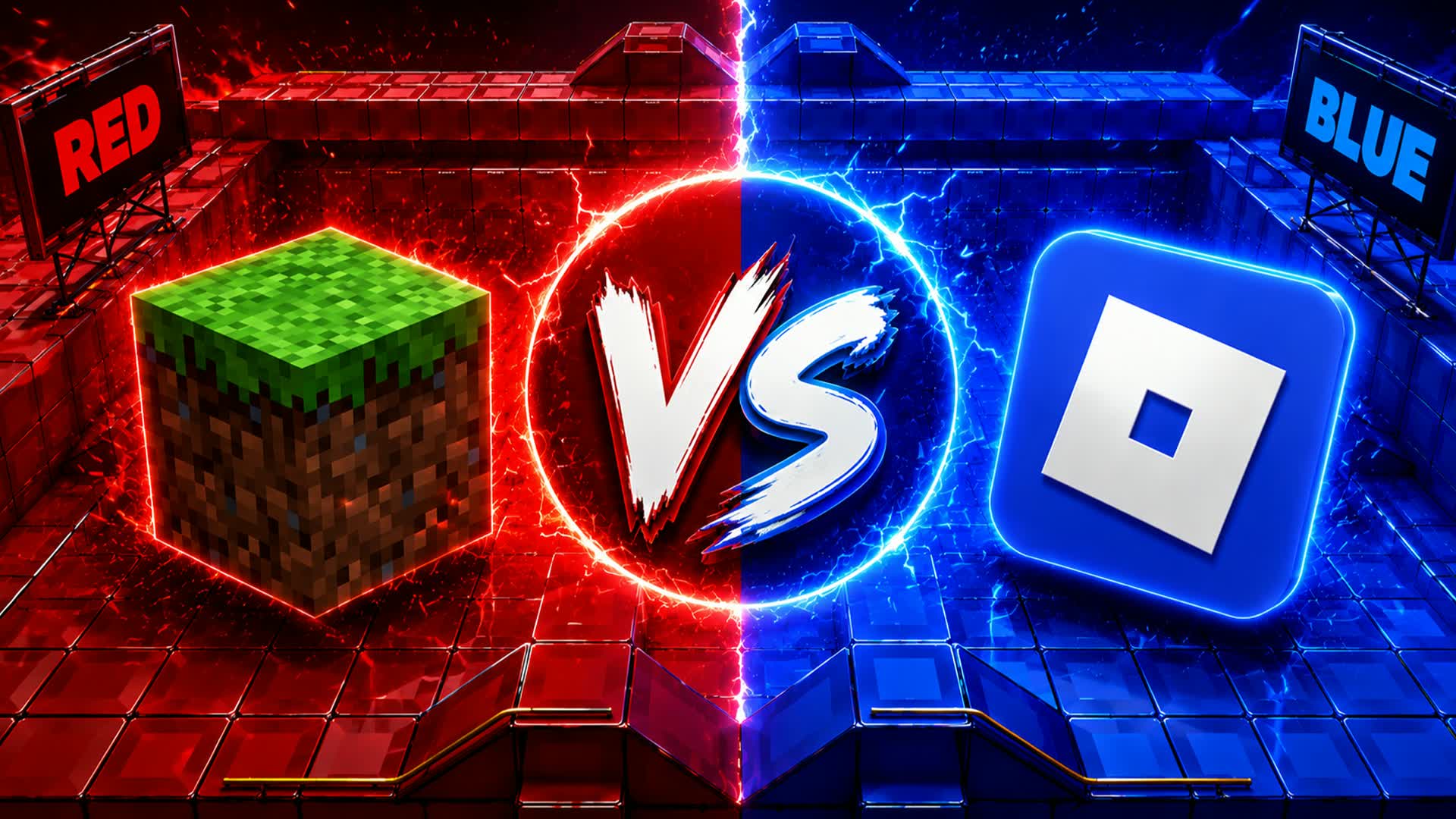 RED VS BLUE 🔴🔵 最初の戦い