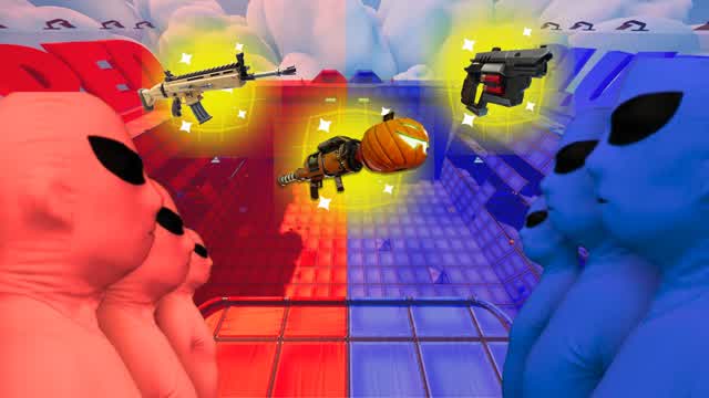 RED VS BLUE TRYHARD 🔴🔵 ALIEN WAR