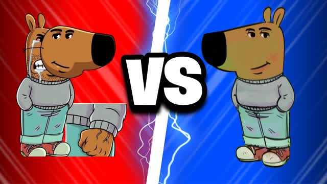 ANGRY GUY VS CHILL GUY 🔴🔵