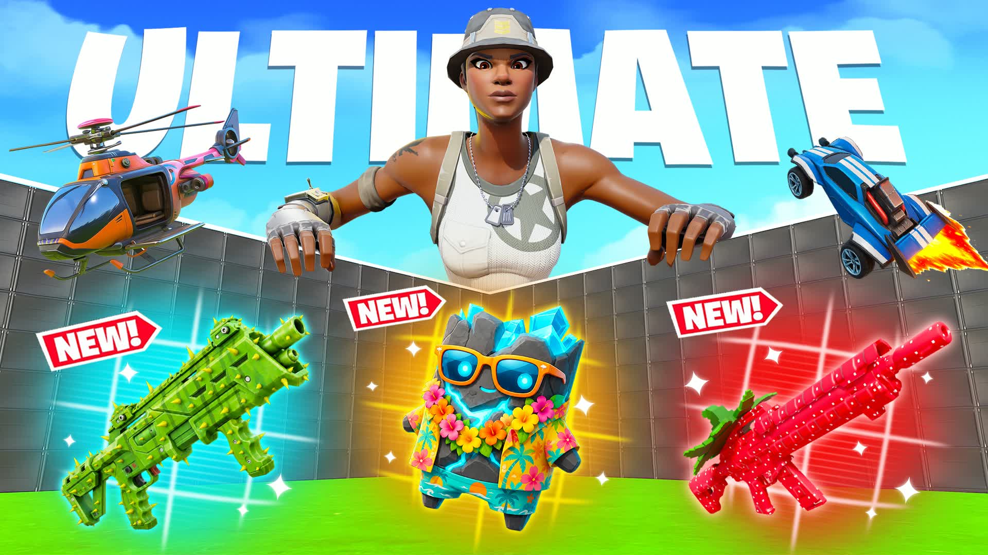 ULTIMATE 1V1 - ALL GUNS FFA HEXO