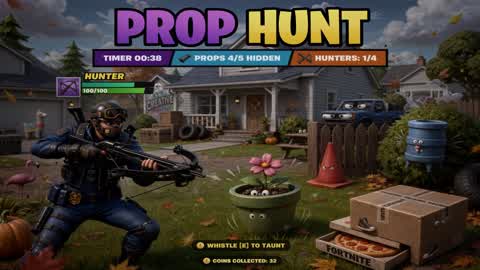 đ”ïž PROP HUNT â HIDE OR GET CAUGHT!