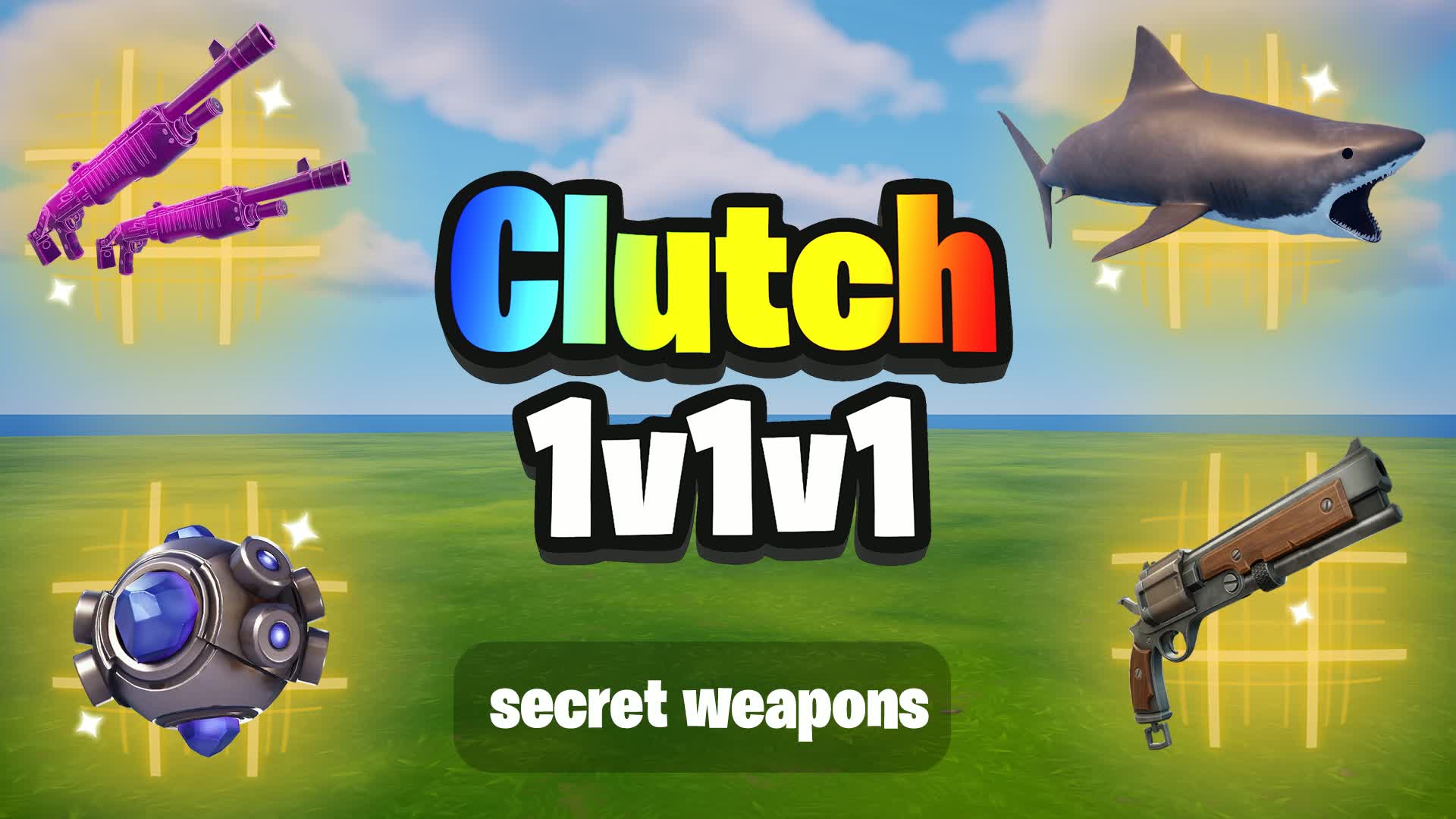 Clutch 1v1v1 [Secret Weapons!]