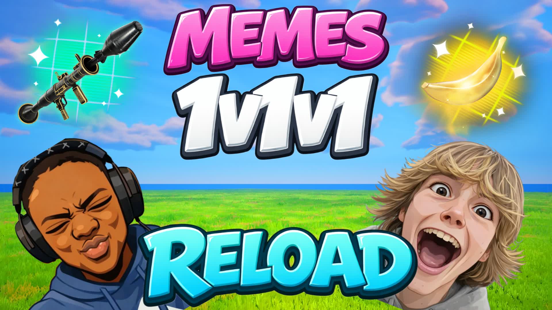 MEMES 1v1v1 RELOAD 1v1  1v1 FREE FOR ALL