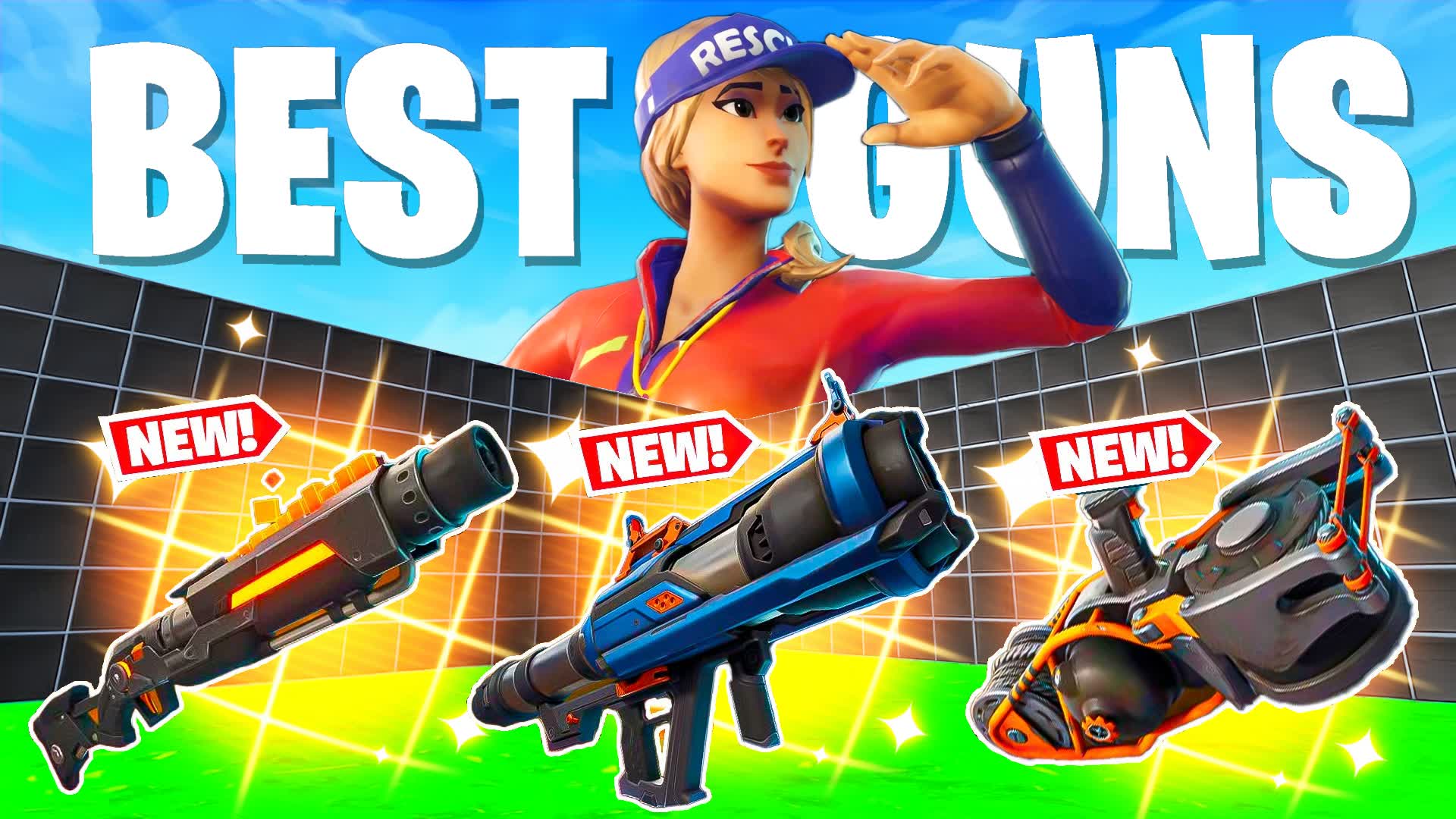BEST GUNS 1V1 - ALL GUNS AND CARS FFA