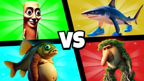 BRAINROT RED VS BLUE VS GREEN VS YELLOW