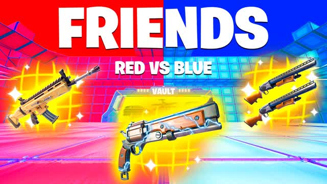 FRIENDS RED VS BLUE ⭐🔴🔵 LITMAPS