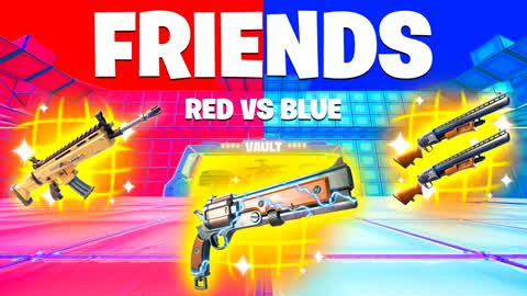 FRIENDS RED VS BLUE ⭐🔴🔵 LITMAPS