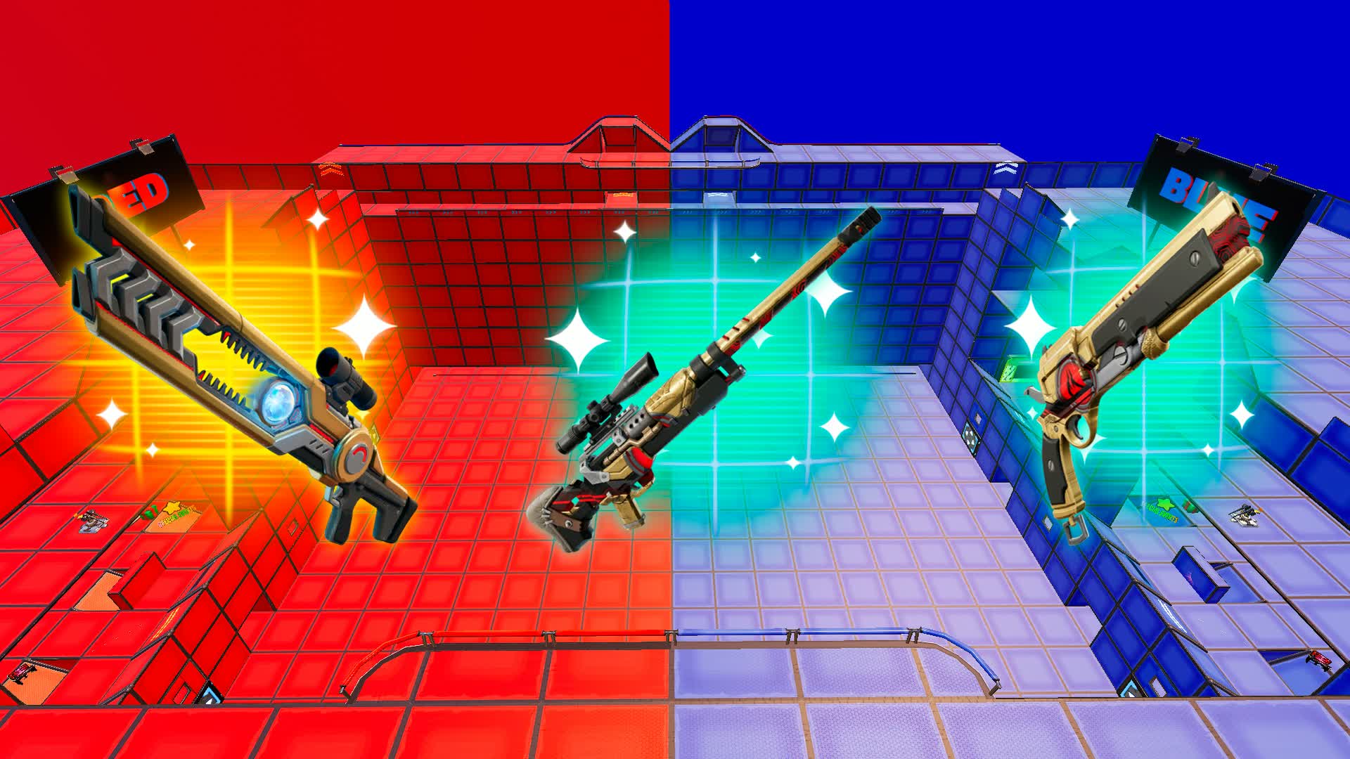 SUPER ULTIMATE RED VS BLUE 🔴🔵