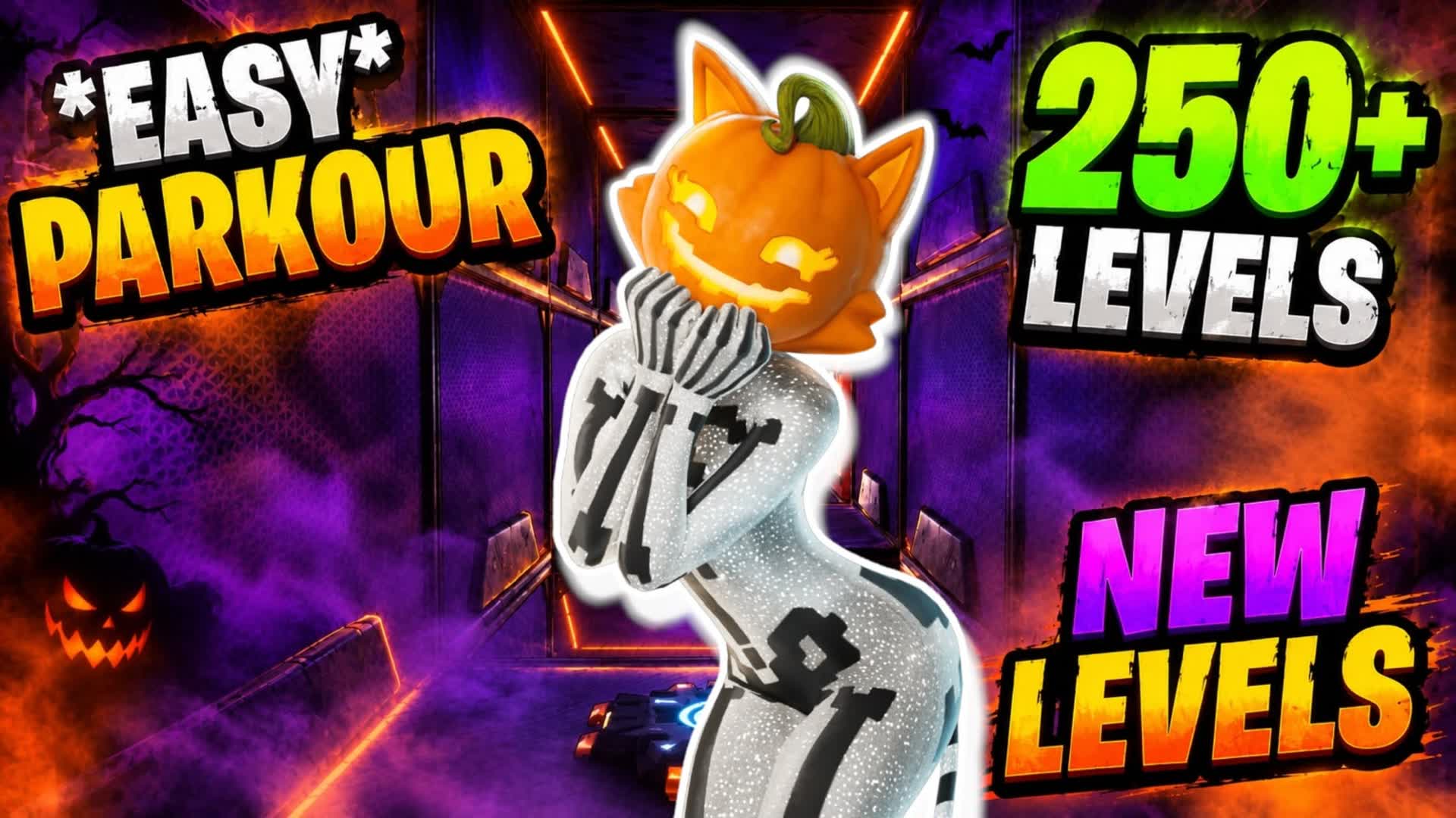 🎃 EASY PARKOUR 250+ LEVELS 🔥