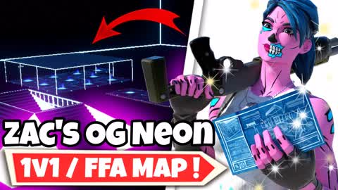 Zac's OG Neon FFA / 1v1 Map