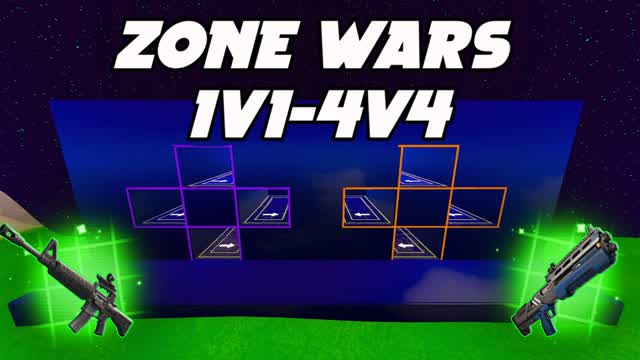 ZONE WARS (1V1 TO 4V4)