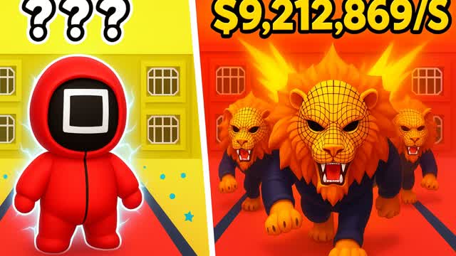 STEAL ALL THE BEST BRAINROTS SQUID GAME