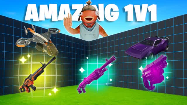 AMAZING 1V1 FFA - ALL GUNS & RIDES