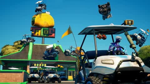 GOLF CART RACE🏁🏁