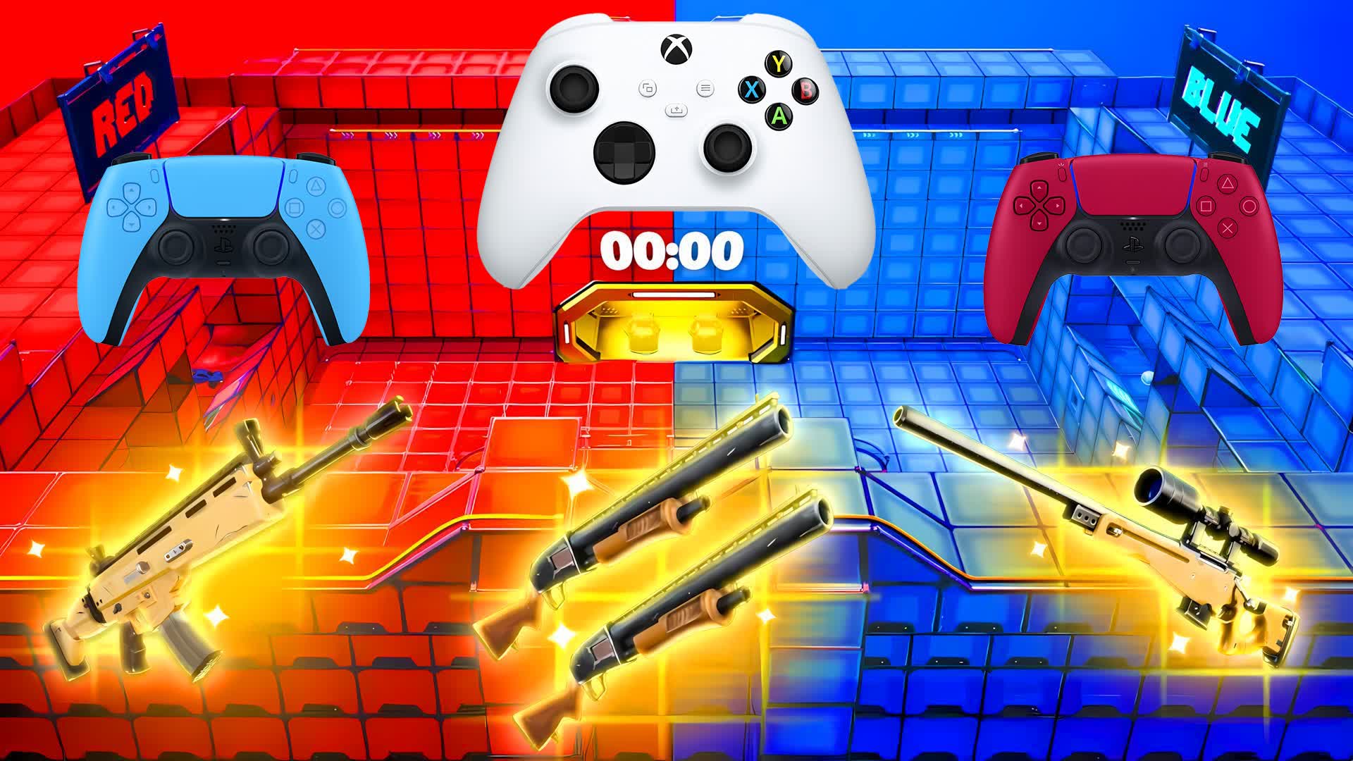🔴RED VS 🔵 BLUE By ZeroX94